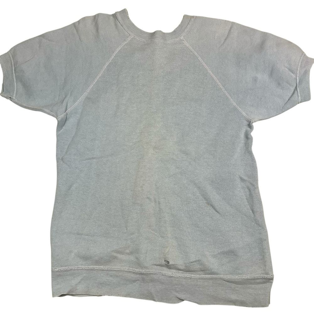 Vintage 1960s/70s baby blue Raglan crewneck short sleeve - Picture 2 of 6